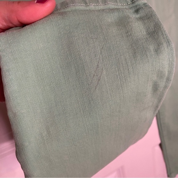 Current/Elliott Winter Green The Ankle Skinny Jeans Size 30 - Picture 9 of 9